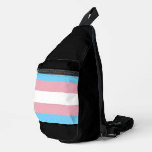 Sac À Bandoulière Visibilité du drapeau de fierté transgenre de Slip