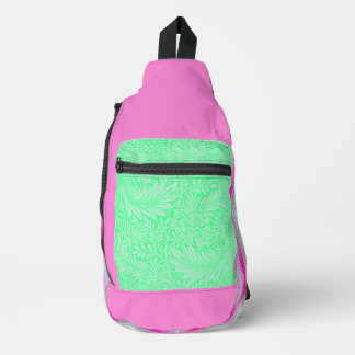 Sac à bille vert pastel à menthe violette