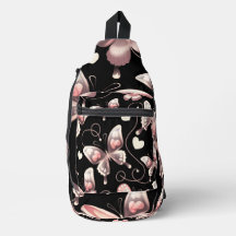 Sac à billes de conception des coeurs papillon