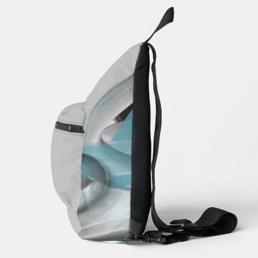 Sac à billes d'INFLUENCER Tendance Bleu Abstrait (Droite)