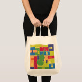 Sac à blocs de couleur pour contrebasse (Devant (produit))
