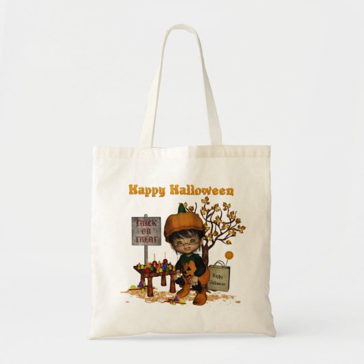 Sac à bonbons d'Halloween ou de traitement (Devant)