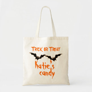 Sac à bonbons d'Halloween personnalisé