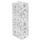 Sac à bouteille pour cocktail Gin and Tonic Doodle (Dos Angle)