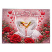Sac à cadeau de la Saint-Valentin Aigrettes Romant (Dos)