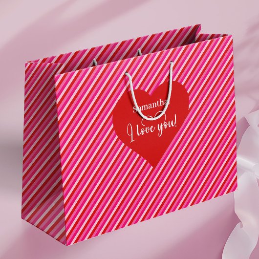 Sac à cadeau de la Saint-Valentin attentionné avec