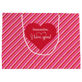 Sac à cadeau de la Saint-Valentin attentionné avec (Dos)