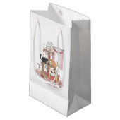 Sac à cadeau de la Saint-Valentin Meow de chat (Devant Angle)