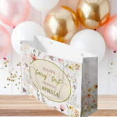 Sac à cadeau de premier anniversaire de fée de fle