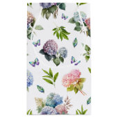 Sac à cadeau élégant rose bleu hydrangea petit (Dos)
