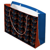 Sac à cadeau grand format pour la fête de l'Indépe (Dos Angle)