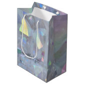 Sac à cadeau moyen en cristal de quartz Aura Ange (Devant Angle)