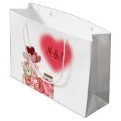 Sac à cadeau romantique de la Saint-Valentin (Dos Angle)