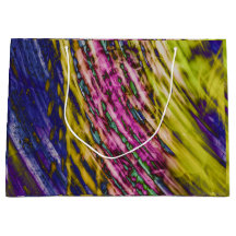 Sac à cadeaux aux mouvements colorés