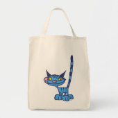 Sac à chat cool bleu (Devant)