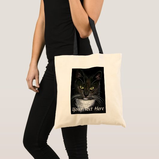 Sac à chat noir et blanc (Devant (produit))