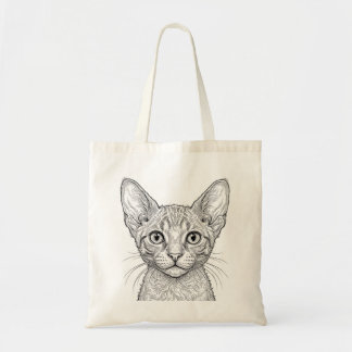 Sac à chaton Cornish Rex blanc