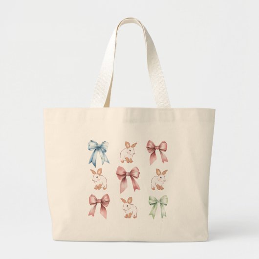 Sac à cordon Bunnies and Bows (Devant)
