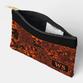 Sac à cosmétiques orange (Ouvrir)