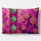Sac à cosmétiques ORIENTAL Rose Violet (Recto)
