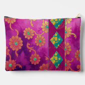 Sac à cosmétiques ORIENTAL Rose Violet (Verso)