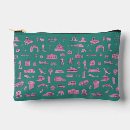 Sac à cosmétiques Retro Road Trip (Recto)