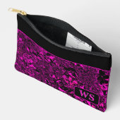 Sac à cosmétiques rose vif (Ouvrir)