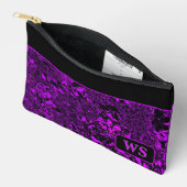 Sac à cosmétiques violet vif (Ouvrir)