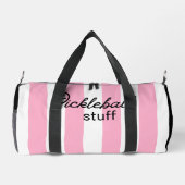 Sac à costume de Pickleball à rayures de PINK pers (Verso)