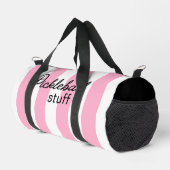 Sac à costume de Pickleball à rayures de PINK pers (Coin droit)