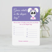 Sac à couches, Baby shower, prospectus de carte de (Debout devant)