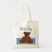 Sac à couches Bleu Bébé (Devant)