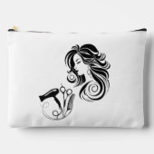 Sac à coudre à cheveux mariage (Recto)