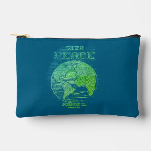 Sac à coudre à coudre à écritures de paix (Recto)