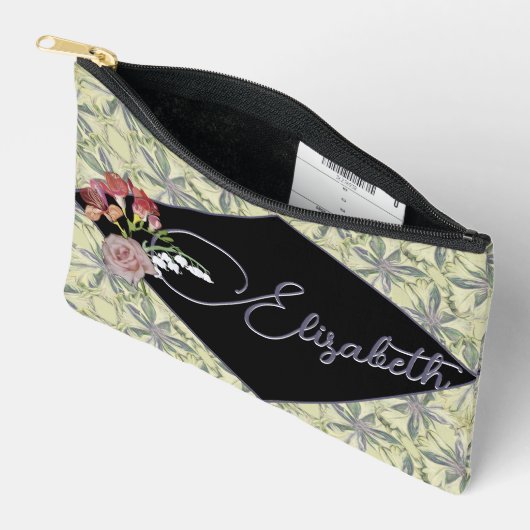 Sac à coudre à impression florale (Ouvrir)