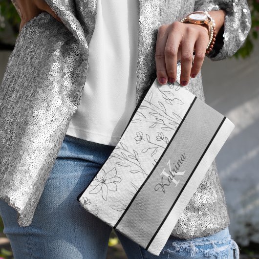 Sac à coudre à impression monogramme