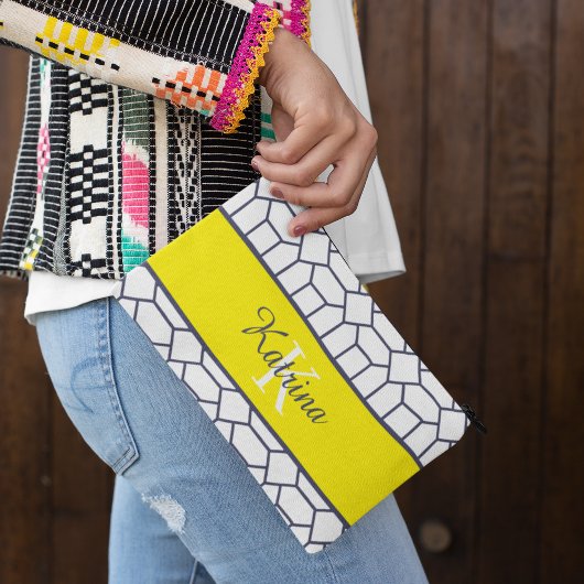 Sac à coudre à impression monogramme