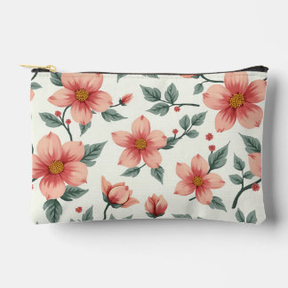 Sac à coudre à impression motif à fleurs