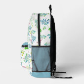 Sac à coudre à impression personnalisé Breeze vert (Droite)