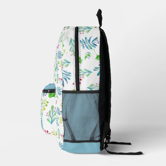 Sac à coudre à impression personnalisé Breeze vert (Droite)