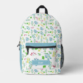 Sac à coudre à impression personnalisé Breeze vert (Recto)