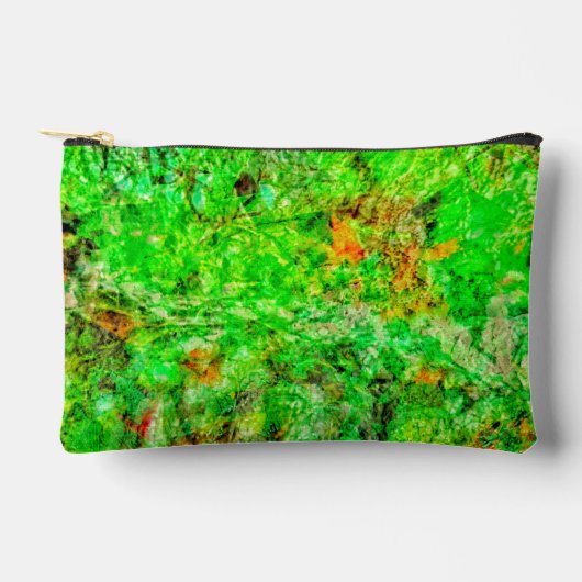 Sac à coudre abstrait vert citron, Délice vert pro (Recto)