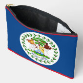 Sac à coudre avec impression du drapeau du Belize (Ouvrir)
