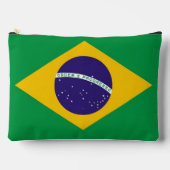 Sac à coudre avec impression du drapeau du Brésil (Recto)