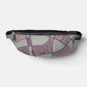 Sac à Coudre avec Impression Violette Abstraite (Poser)