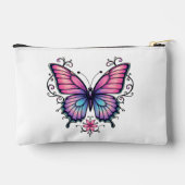 Sac à coudre avec une belle impression de papillon (Verso)