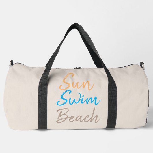Sac à coudre de la plage de Sun Swim (Recto)