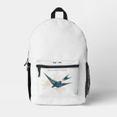 Sac à coudre en hirondelle monogramme (Recto)