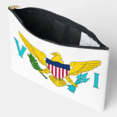 Sac à coudre et couper imprimé avec le drapeau des (Ouvrir)