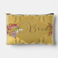 Sac à coudre floral de la mariée